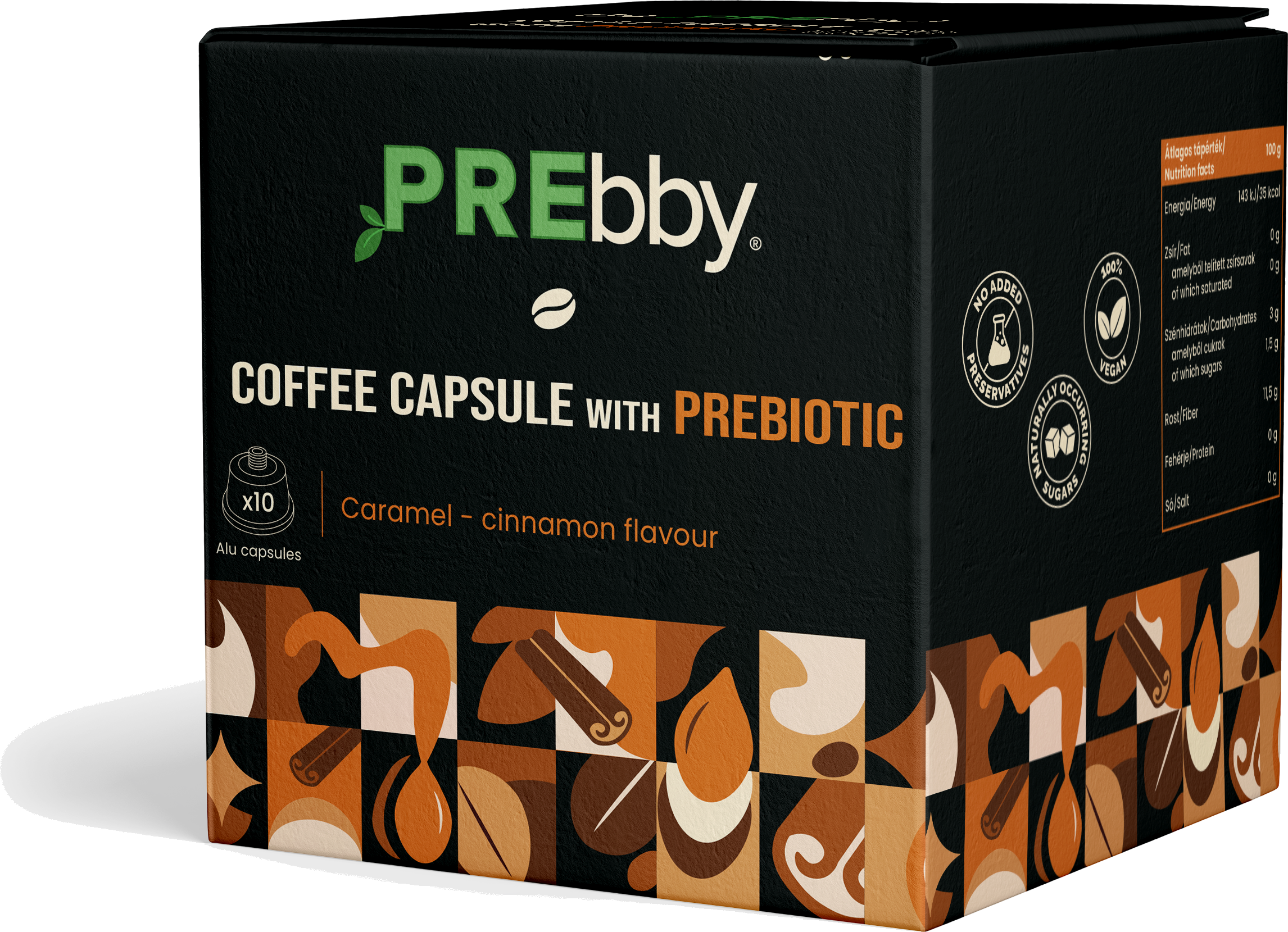 Prebby Karamell-Fahéj Dolce Gusto Kapszula