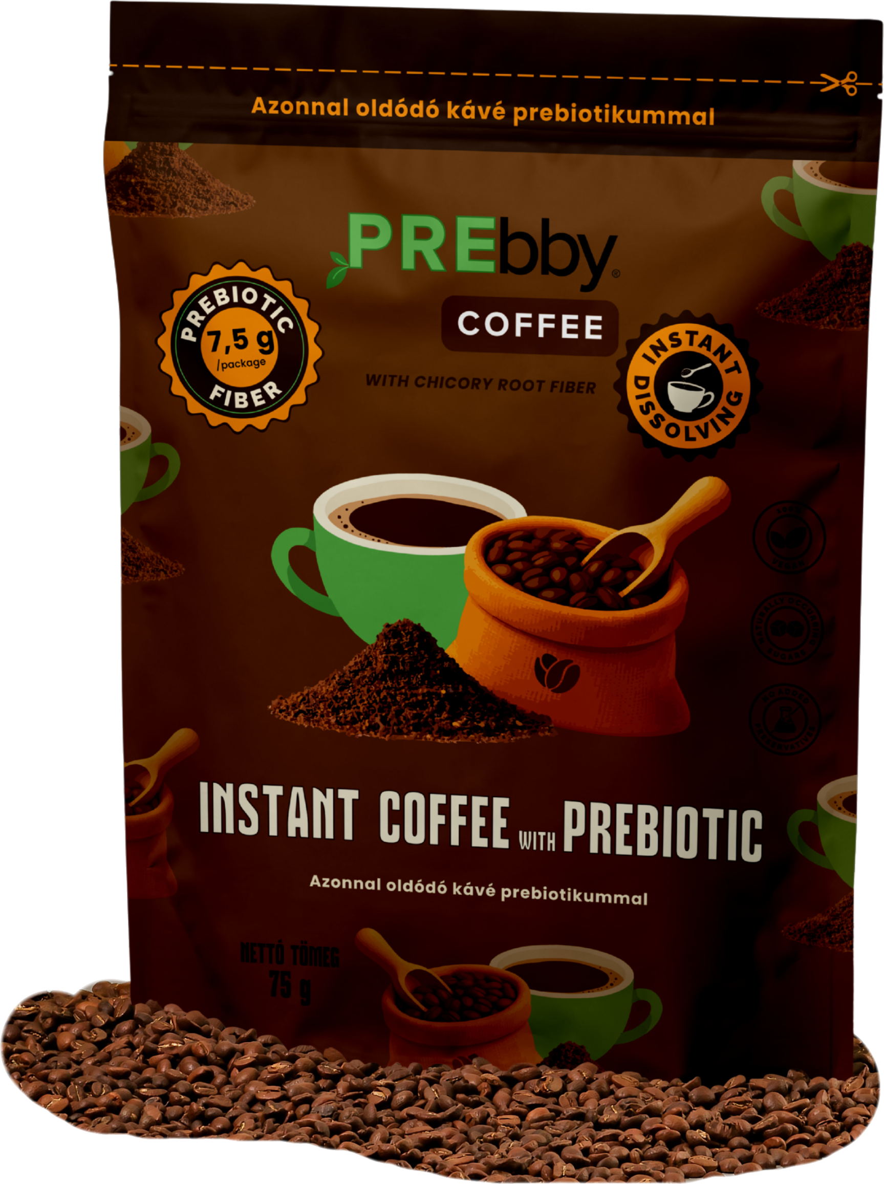 Prebby Natúr Instant Kávé